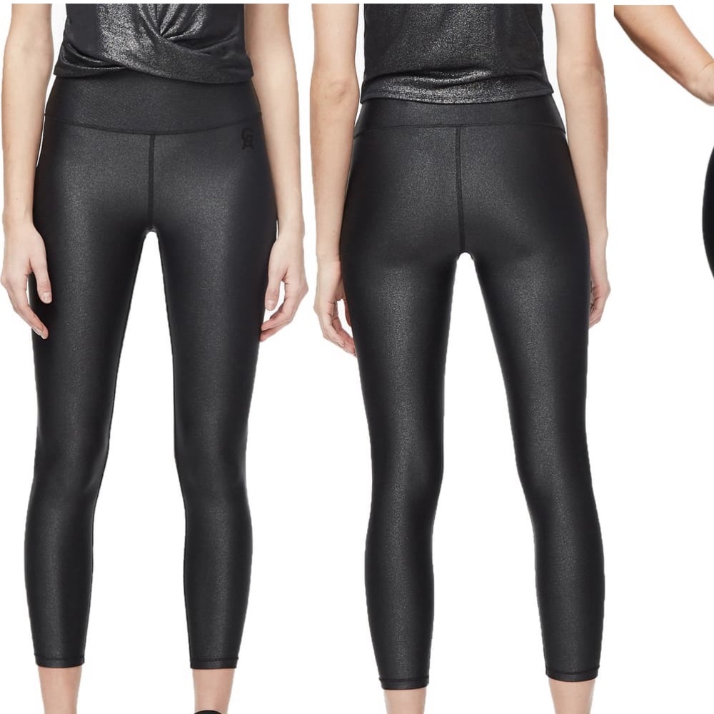 NWT Good American Core Strength 7/8 Leggings Sz 0